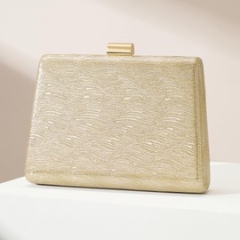 CHUNLI Clutch Purses for Women, Sparkly Evening Bag with Detachable Chain for Weddings, Proms, Formal and Parties