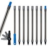 10 Ft Extension Pole +Joint Angle Adaptor, Paint Roller Stainless-Steel