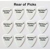 12 Guitar Plectrums featuring Famous Guitars - Harmony Picks
