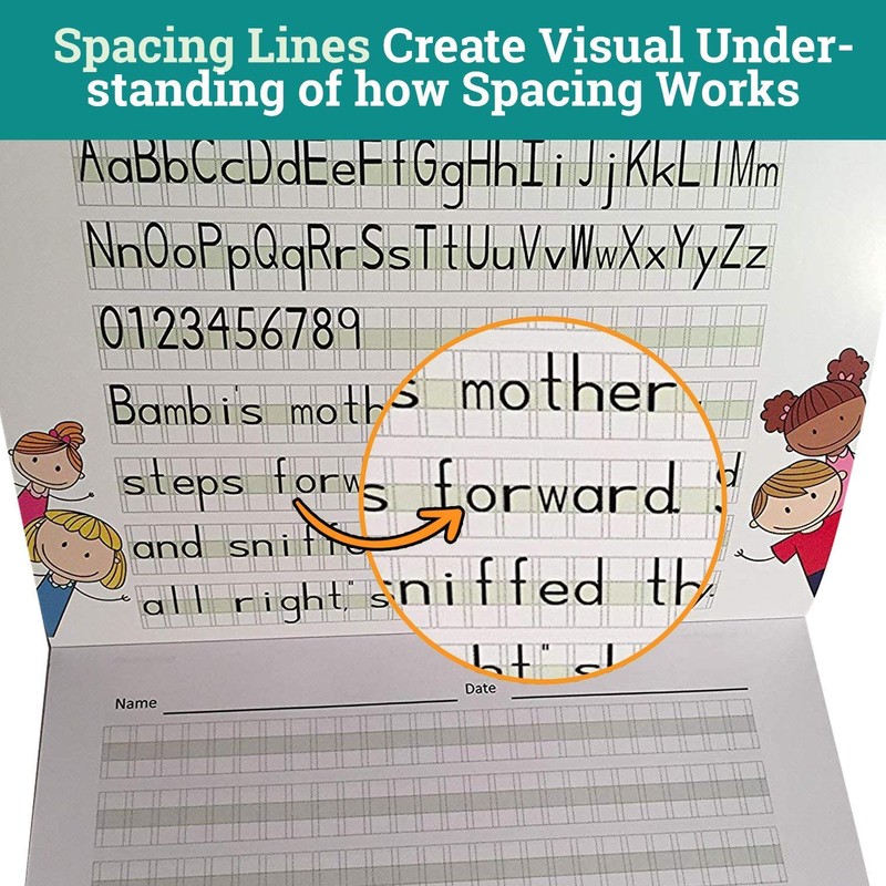 Channie's Visual Handwriting Worksheet for 1st - 3rd Grade |