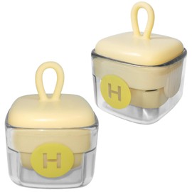 G.TWONG Washable Reusable Lint Roller,Mini Lint Rollers,Portable Pet Hair Remover for Clothes, Furniture & Car Seats (2, Beige)