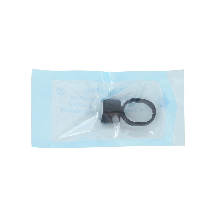 KingWei Ink Ring Cups,KingWei 50pcs Microblading Pigment Glue Rings with