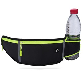 Aczyqws Best Comfortable More Soft Adjustable Running Belt with Reflective Strip That Fit All Phone and All Waist Sizes for Running, Workouts, Outdoor, Training Money Belt & More