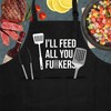 Miracu Funny Apron for Men, Women - Funny Dad Gifts,