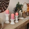 Homemory Flickering Flameless Candles with String Lights, Battery Operated Candles,