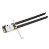 Wireless Internet Card 2.4Ghz 5Ghz 300Mbps High Transmission Rate Black