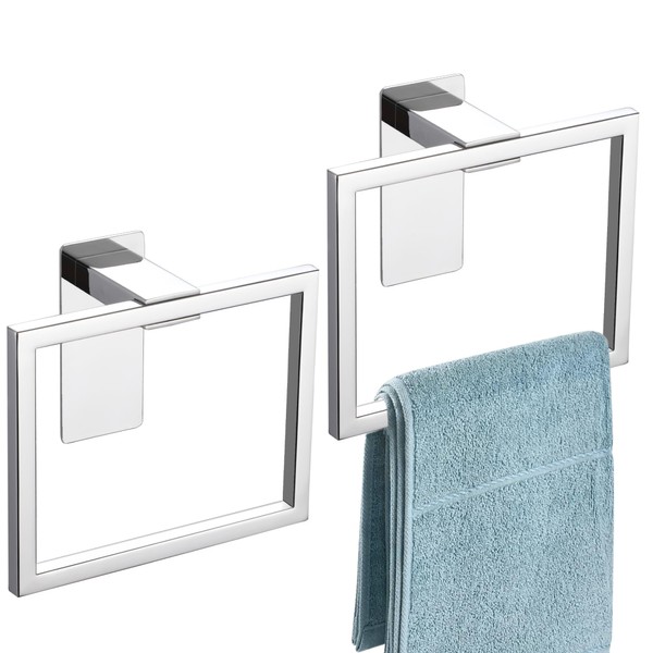 LANC Self-Adhesive Hand Towel Rack for Bathroom Wall Mounted Hand