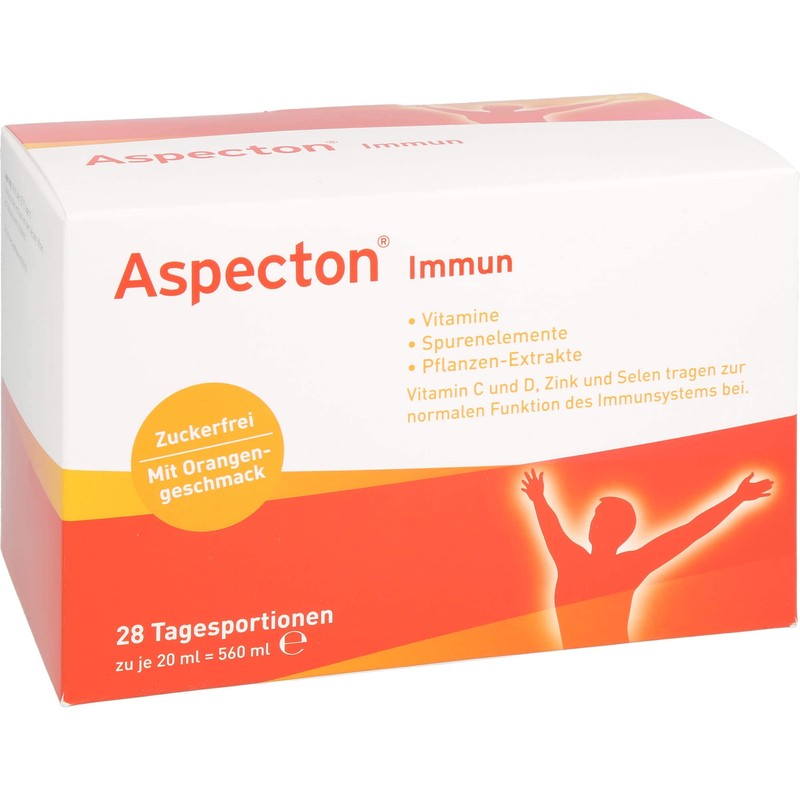 Aspecton Immune Sugar Free Drinking Bottles 28 Ampoules