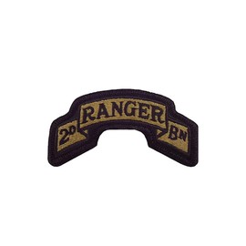 75th Ranger Regiment 2nd Battalion Scroll OCP Patch (Military Issued)-Veteran Owned Business, green