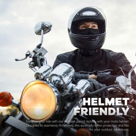 ROXUN Balaclava Ski Mask, Neck Gaiter Motorcycle Scarf, Summer Cooling UV Protector for Men/Women Khaki