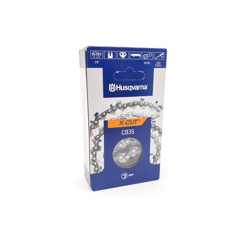 Husqvarna 28" X-Cut Skip Tooth Square Ground Chain C83SK 3/8",