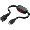 Power Extension Cord with on Off Switch 3-Prong 3 Outlet