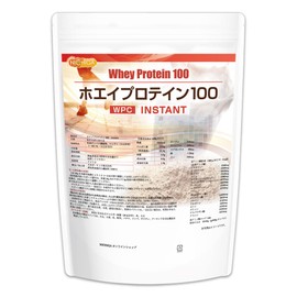 ホエイプロテイン100 【instant】 500ｇプレーン味 rBST (牛成長ホルモン剤不使用) WPC 溶けやすい造粒品 [01] NICHIGA(ニチガ)