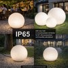 trendlights24 Stone IP65 Globe Light for Garden, 20 cm Globe