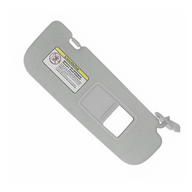 Right Passenger Side Sun Visor with Mirror Gray for Hyundai