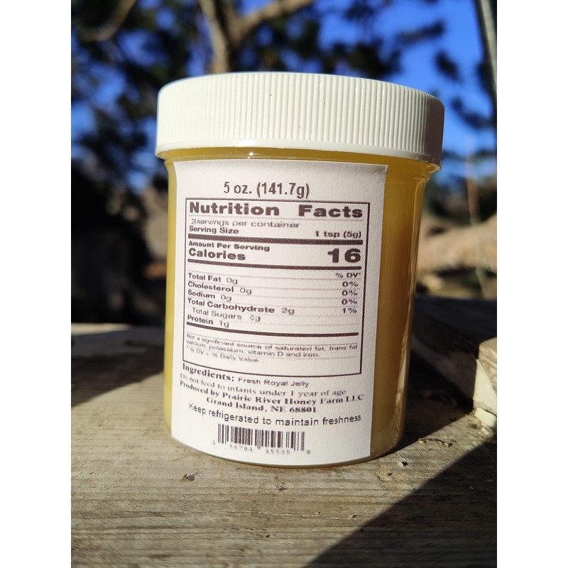 Pure Royal Jelly 5 oz Jar (142 Grams of Pure