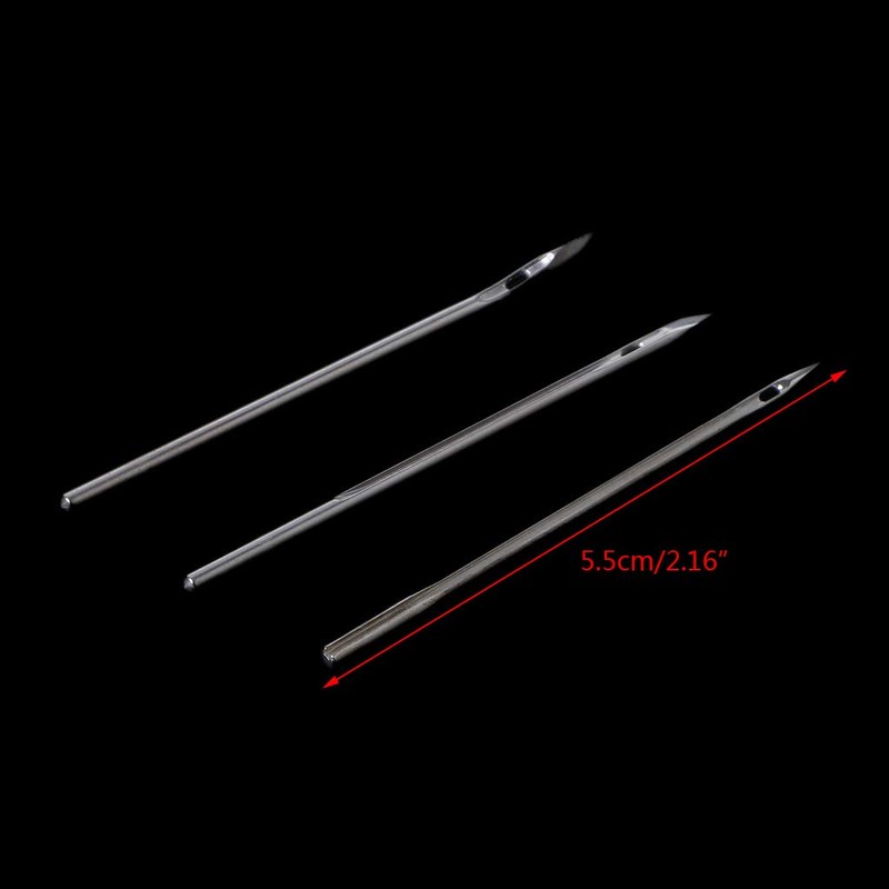 HLLR 3Pcs Stainless Steel Sewing Needles For Speedy Stitcher Sewing