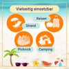 ZOLLNER Microfibre Beach Towel - Lightweight and Absorbent Towel in