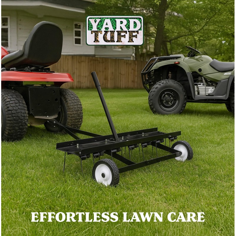 Yard Tuff Tine Dethatcher Attachment, 40 Inch Pull Behind Thatcher