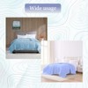 Light Blue Satin Blanket Binding 2 Inch x 4 3/4