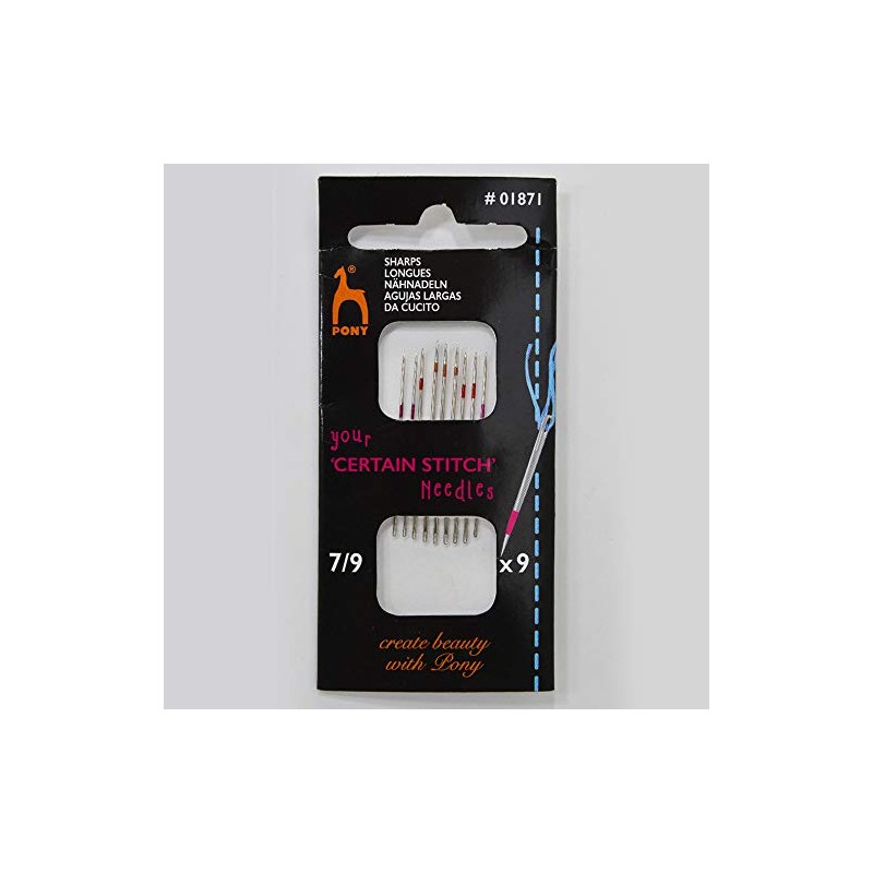 Pony Hand Sewing Needles, Grey, 45176