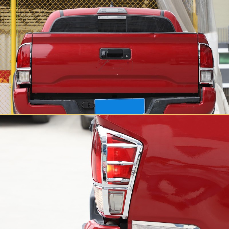 Tail Light Guard Covers Compatible with Toyota Tacoma 2016-2023, Rear