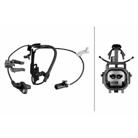 HELLA 6PU 358 219-121 Sensor, Raddrehzahl - 2-polig - Kabel: 1075mm - mit Klammer