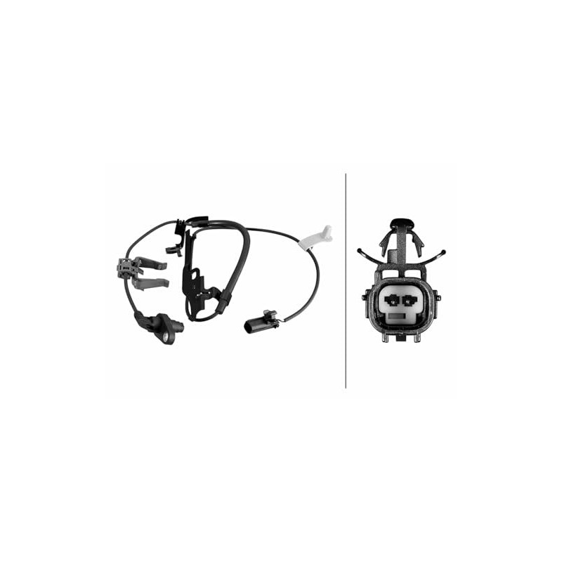 HELLA 6PU 358 219-121 Sensor, Raddrehzahl - 2-polig - Kabel: