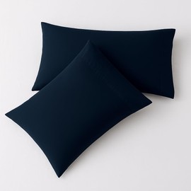 Mattress-Homes 4PCs Twin Size Sheets Set - 100% Egyptian Cotton Twin Size Sheets - 400 TC - Twin Size Soft Bed Sheets -10" Deep Pocket Fitted Sheet - Twin Sheet Set Navy Blue Solid