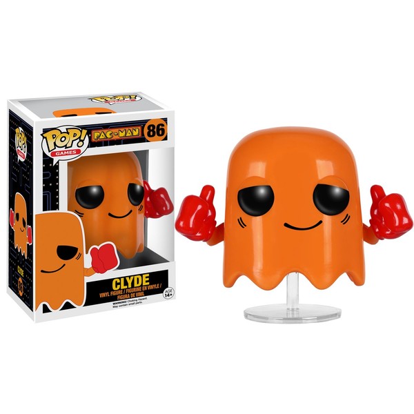 Funko POP Games: Pac-Man - Clyde Action Figure
