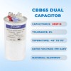 COOLWAY 50/5 uF 50+5 MFD ± 5% 370 V o