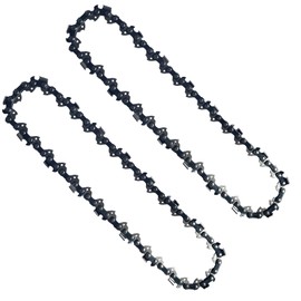 Opuladuo 2PC 8 Inch Polesaw Chain for Black & Decker LPP120 LPP120B NPP2018 Pole Saw, 8" Replacement Chain for Black & Decker CCS818 and More - 3/8" - .043" - 34 DL