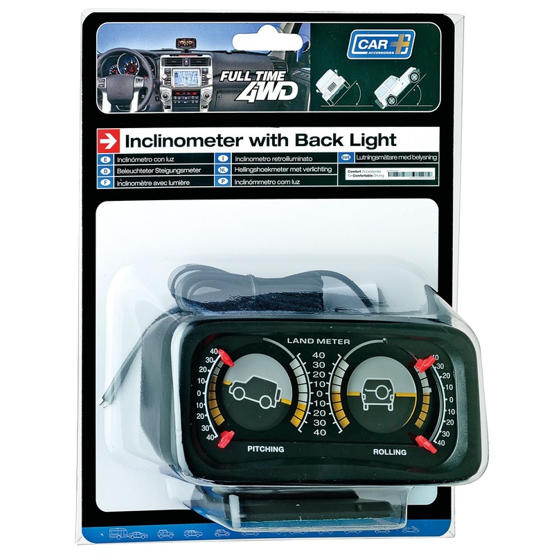 SUMEX 2808014 4X4 Inclinometer with Light - Black
