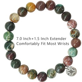 Graduation Gifts for Her Him,Graduation Bracelets Inspirational Compass Bracelet Class of 2025 Graduate Gifts Middle School High School College Bachelor Master for Women Daughter Friends (Multicolor)