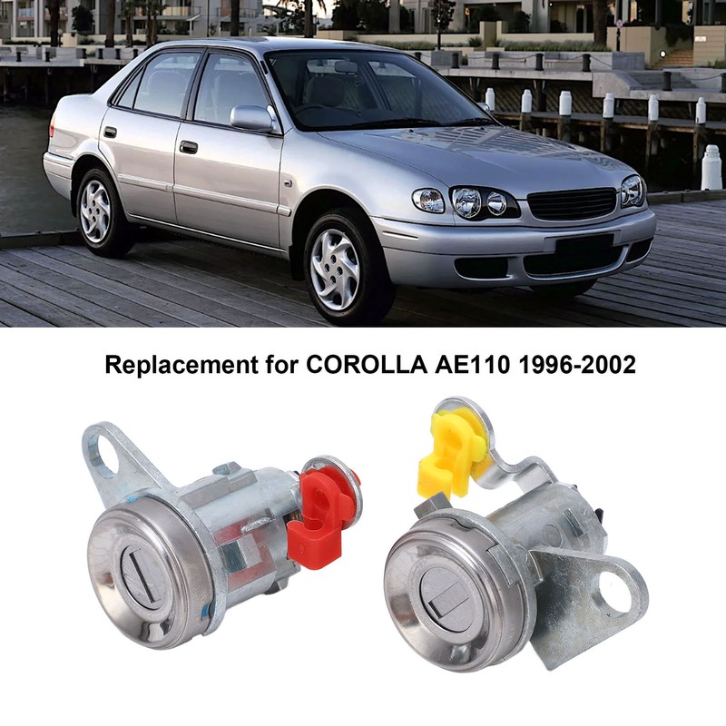 1 Pair Car Door Lock Cylinder with Keys 69052 12360