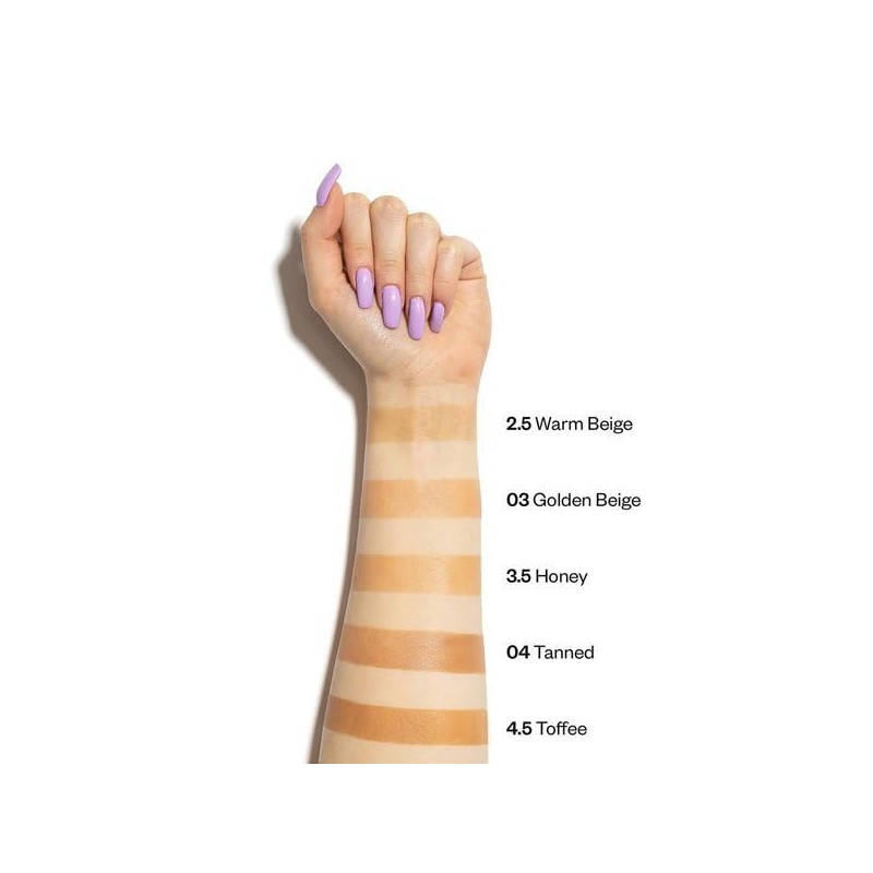 Paese Cosmetics 2.5 Warm Beige Long Cover Fluid Foundation, 30ml