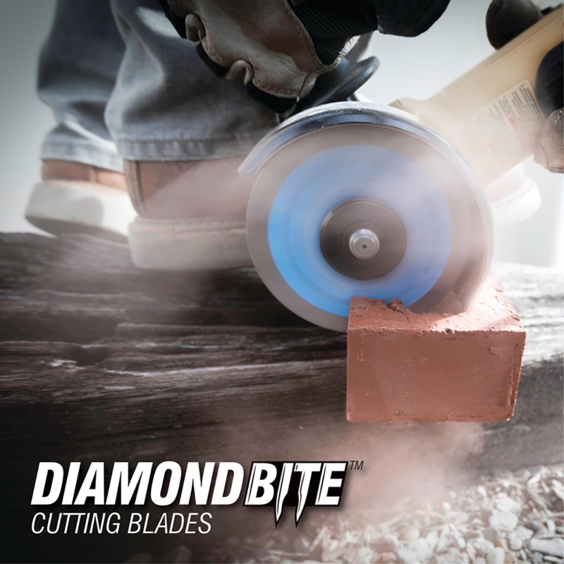 Spyder Diamond Bite 4.5" Diameter Wet/Dry Segmented Rim Diamond Cutting