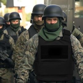 Favuit Airsoft Vest, Tactical Costume Paintball Vest Adjustable Weighted Training Vest for Men Airsoft Paintball Cosplay Game