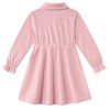 Vieille 4t Girls Pink Dress Long Sleeve Ruffle Dresses Cute