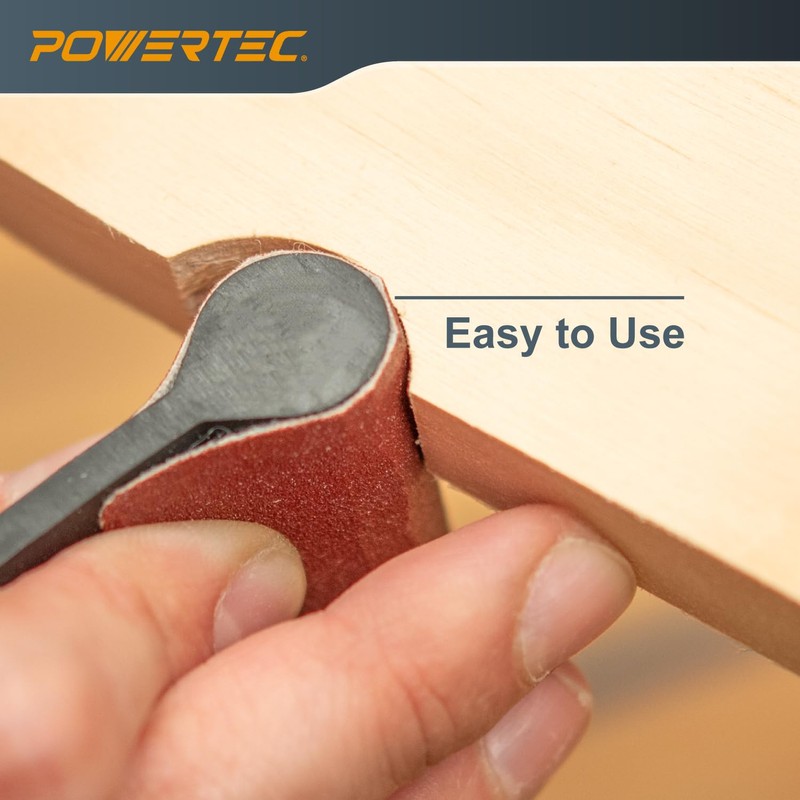 POWERTEC 71441 Flexible Contour Sanding Grips Set w/ 3 Flexible