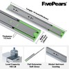 FivePears 1 Pairs 14 Inch Heavy Duty Soft Close Drawer