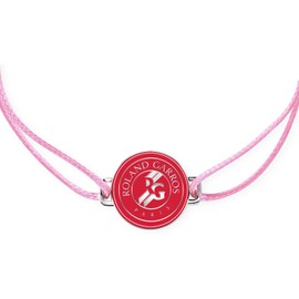WILMIN Tennis Bracelet, Roland Garros Logo, Grand Slam Style, For Tennis Fans (Pink)
