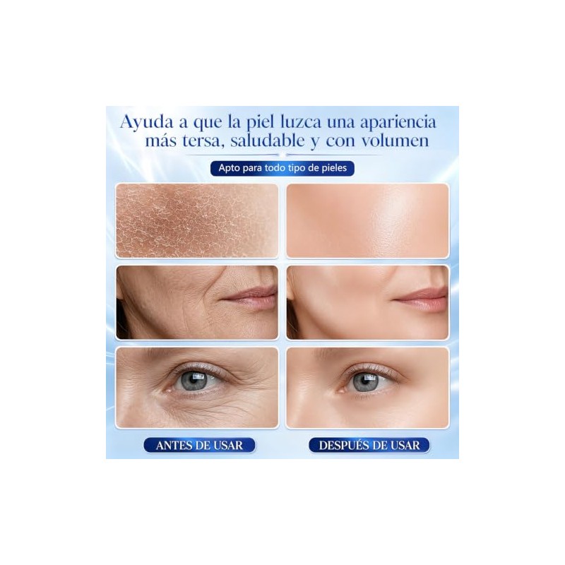 2pcs Sérum Facial de Péptido de Cobre，Reafirmante y revitalizante
