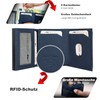 Marc Peter® Chicago Leather Push Air Slim Wallet - Airtag