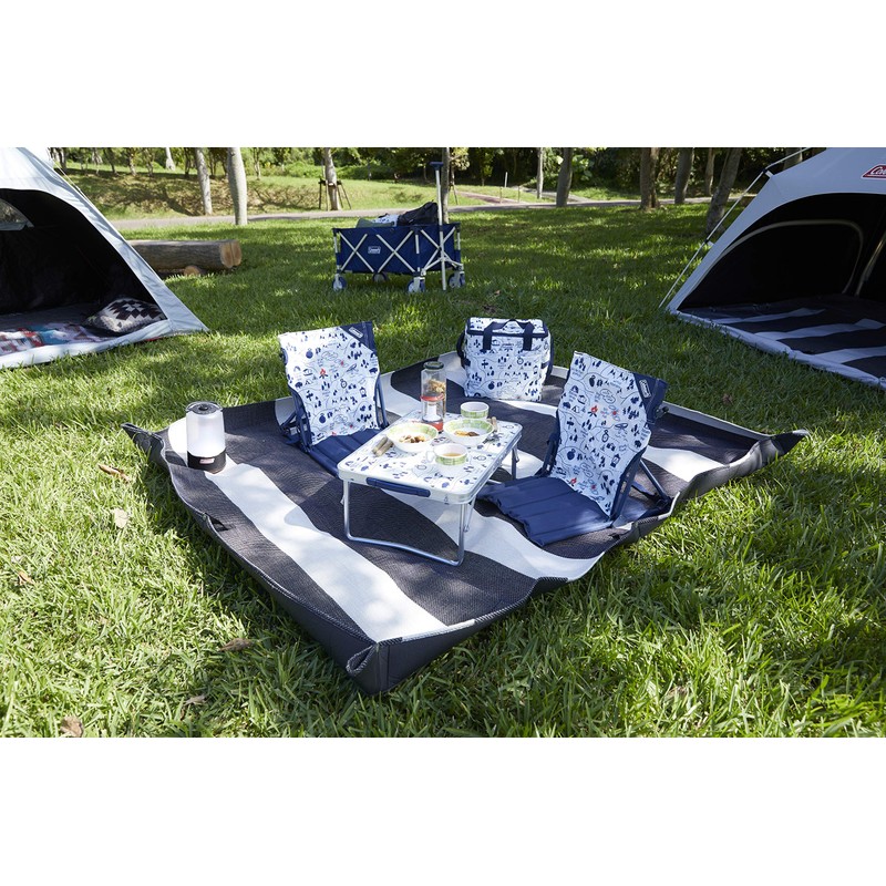 Coleman 2000036163 Leisure Sheet, Deluxe Mini, Beige Stripes