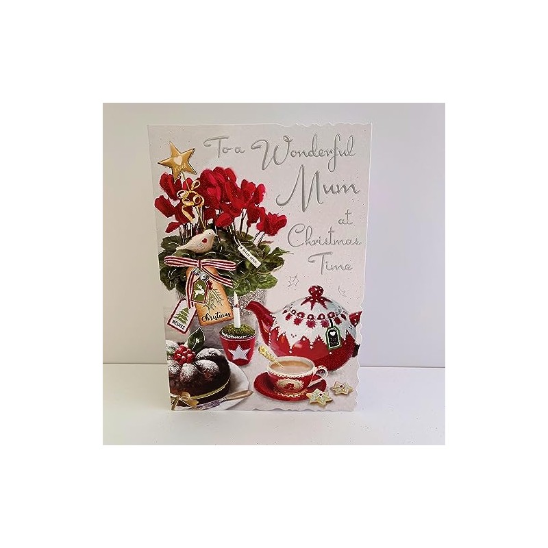 Jonny Javelin Wonderful Mum Christmas Card