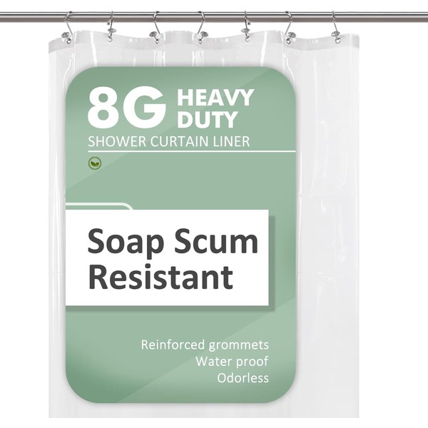 Small Shower Curtain Liner for Stall Size 36 x 72,