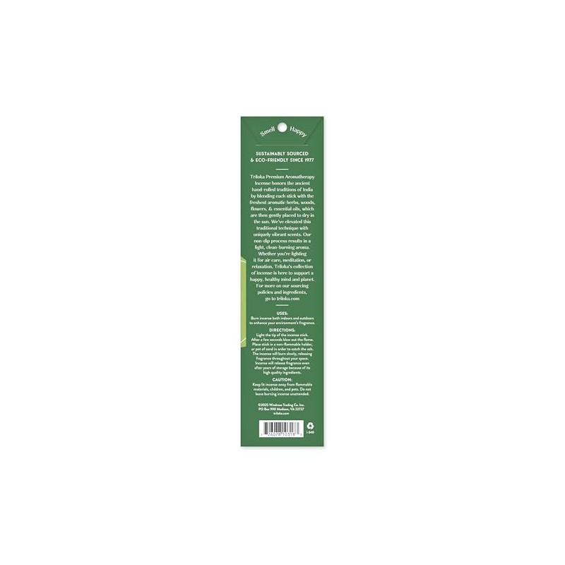 TRILOKA Incense Patchouli Rose, 10 CT