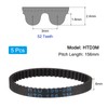 QUARKZMAN 5 x Htd-3 m Rubber Timing Belts 52 Teeth