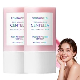 3PC Mascarilla de Arcilla en Barra con Centella Asiática,Poremizing Quick Clay Stick Mask,Mascarilla de arcilla Centella Asiática en barra,Limpieza...